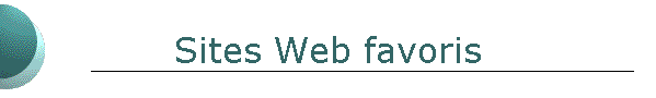 Sites Web favoris